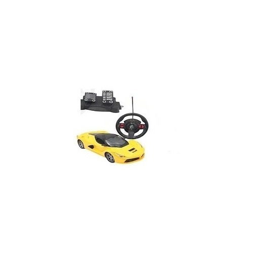 Imagen 3 de 3 de Auto Deportivo +pedal+volant Control Remot Luces Abre Puerta