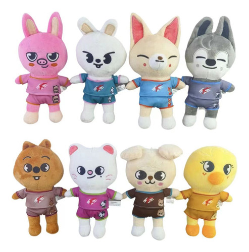 Muñecos Skzoo Straykids Plush Colección 8pz Calidad Premium 