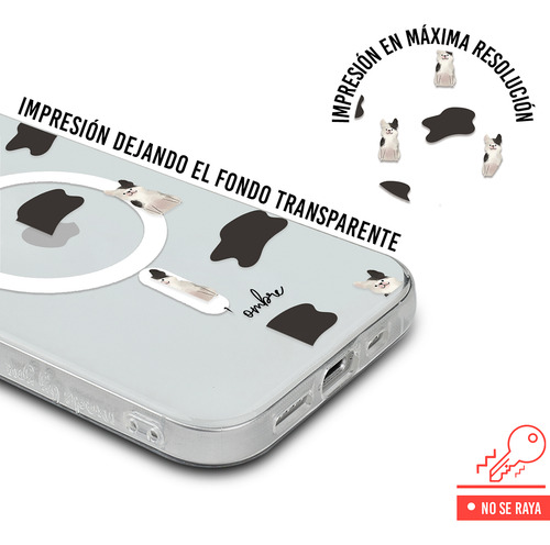 Funda Para iPhone Magsafe Perrito Bulldog Francés Tu Nombre