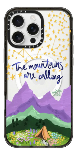 Fundas Mountains Estilo Casetify Magsafe Para Iphone Transparente Iphone 16 Pro Max