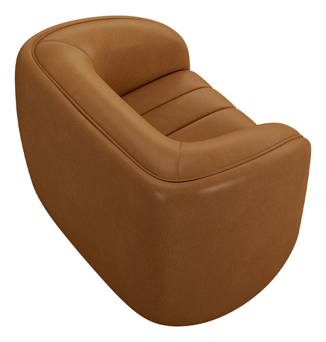 Kit Sofá 4 Lugares Para Sala 252cm com 01 Poltrona Lazio M03 Couríssimo Whisky