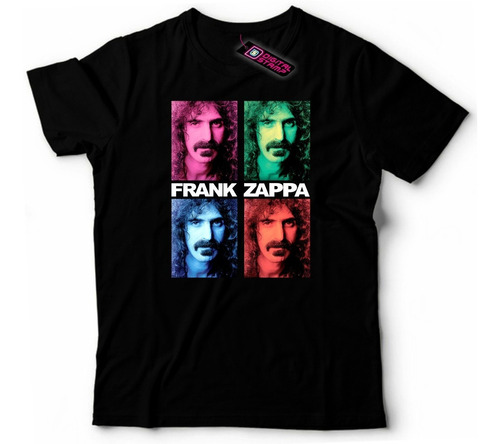 Remera Frank Zappa 3 Mothers Of Invention Digital Stamp Dtg