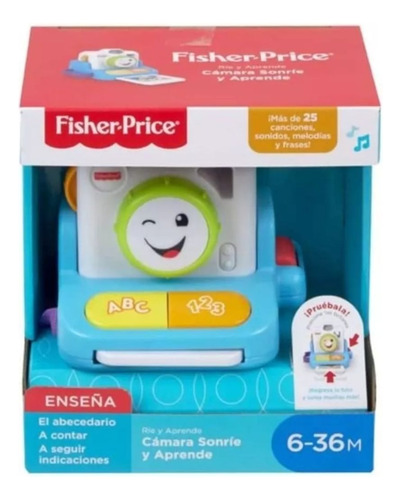 Juguete Fisher Price Cámara Sonríe Y Aprende Modelo 2022