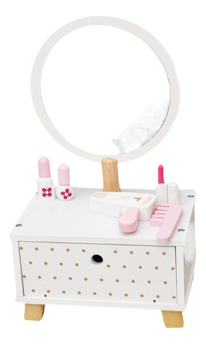 Juego De Tocador De Madera Para Niños, Tocador De