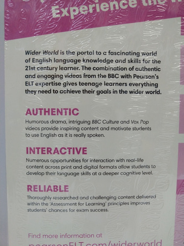 Imagen 4 de 6 de Wider World 3 Myenglishlab Students Book