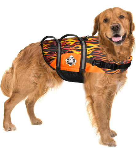 Paws Aboard Dog Life Jacket - Mantenga A Su Canino Seguro Co