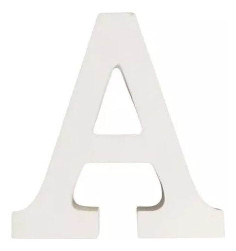 Letras Decorativas De Madera Blanca 16cm