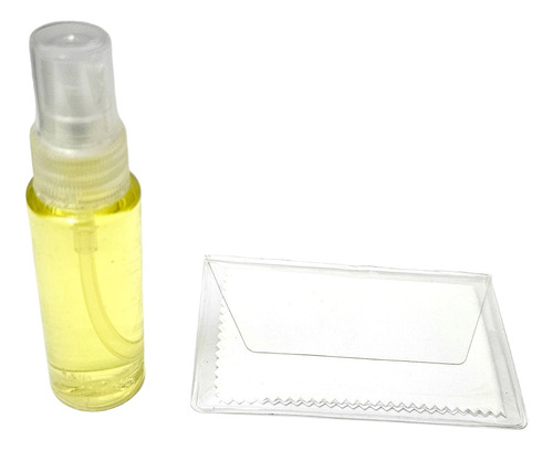 Limpia Anteojos Líquido + Franela Microfibra Limpieza Lentes