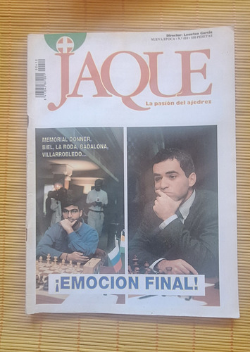 Ajedrez Revista Jaque (1995), Kasparov-anand, Timman, Granda