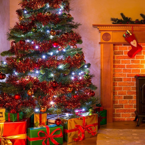 Guirnalda Luces 10m Usb Para Navidad Decoración Blanco Frío