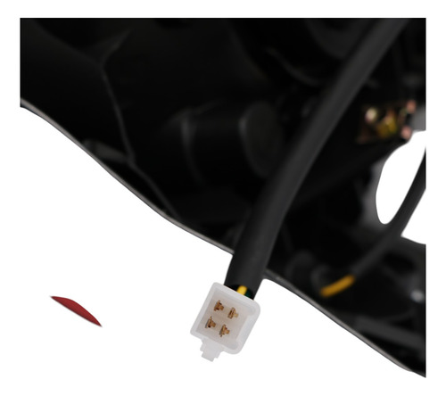 Faro Completo Para Bajaj Pulsar Ns125 Rojo Mtc