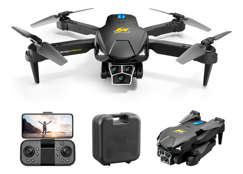 X Drone Com Três Câmeras, Câmera Aérea Hd, Obstáculo Dobráve