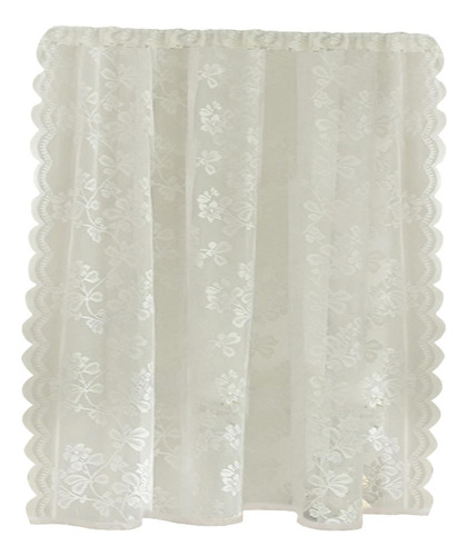 Cortina De Encaje Floral Ventana De Tul Cortina 150x200cm