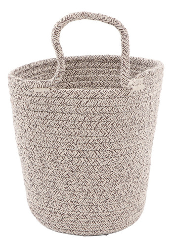 Cesta De Ropa Tejida, Extra Grande, De Algodón Puro