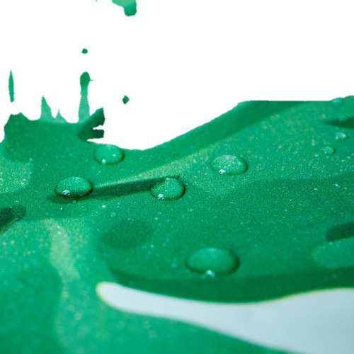 Cortina Para Baño Impermeable Con Ganchos, Antimoho 1.8x1.8m Color Verde Lisa