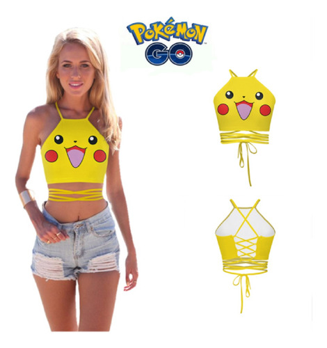 Top Anime Pikachu Jigglypuff Squirtle Charmander Con Tiras