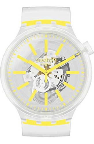 Reloj Para Hombre Swatch Swiss Quartz/amarillo Neón