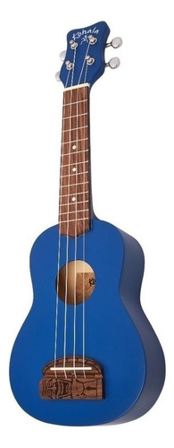 Ukelele Soprano Kohala Tiki Uke - Colores Yw/blue/red Color Azul