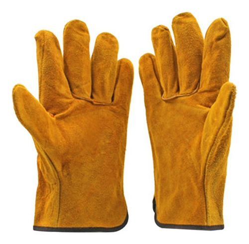Guantes De Soldadora De Cuero Duraderos Impermeables