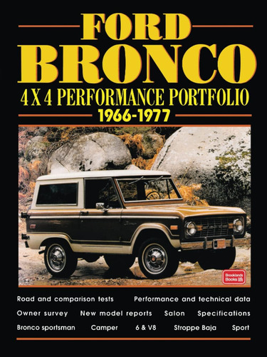 Libro: Ford Bronco 4x4 1966-1977 Performance Road