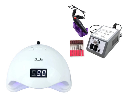 Kit Polygel Poligel Cabine Led Uv Para Alongamento Completo