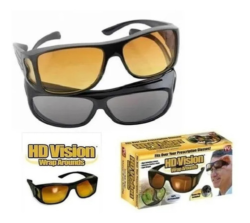 Imagen 8 de 8 de Pack 2 Lentes De Sol Hd Noche Y Dia Proteccion Uv Gyb Store