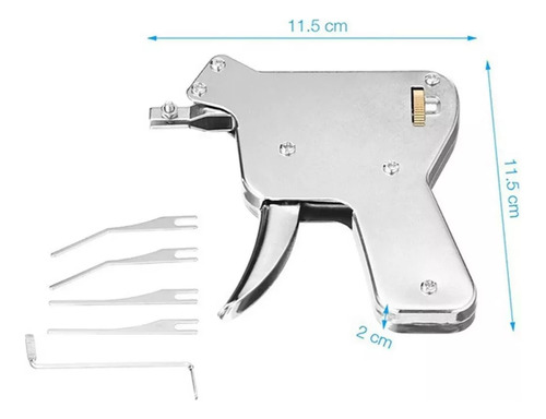 Herramientas Para Abrir Cerraduras De Acero Inoxidable D, 6