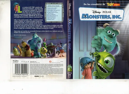 Monsters, Inc. (2001) (2 Dvd) - Dvd Original - Mcbmi (Usado)