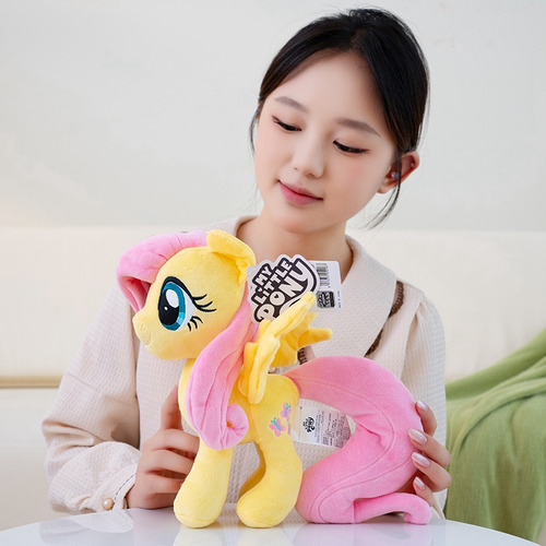 Fluttershy Plushies My Little Pony Boneca Cavalo Arco-íris 3