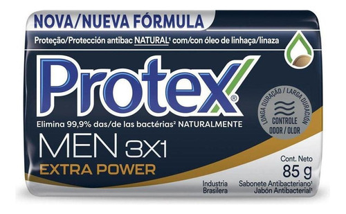 Sabão em barra Protex Antibacteriano For Men de 85 g