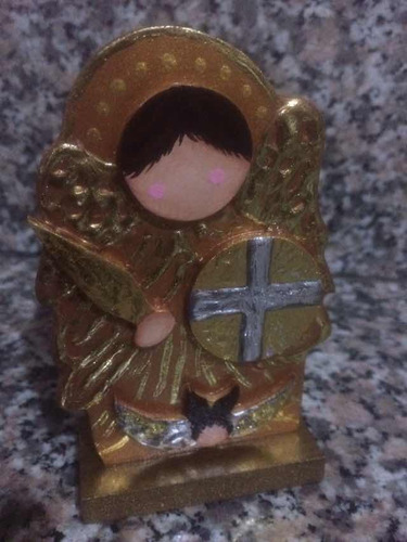 San Miguel Arcángel Hojilla De Oro Exclusivo Desys Art