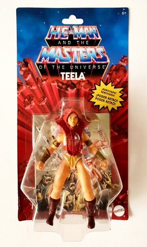 Teela Motu Origins Retro He-man Amos Del Universo Masters (Usado)