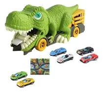 Comprar Coches Devoradores De Dinosaurios 6 Coches Pequeños Y Mapa