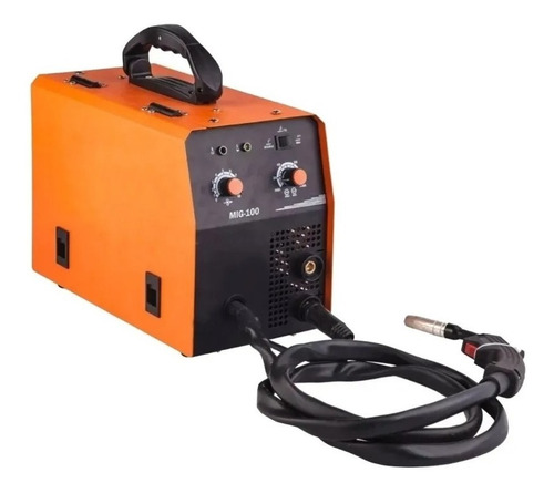 Imagen 2 de 10 de Soldadora Inv Mig 100a Tubo 1/4m Reg Rollo 5kg C498 Lacueva