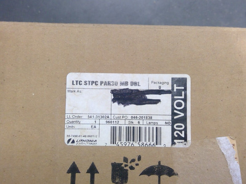 Lithonia Ltc Stpc Par30 Mb Dbl 120v Par30 Track Head **f Bby