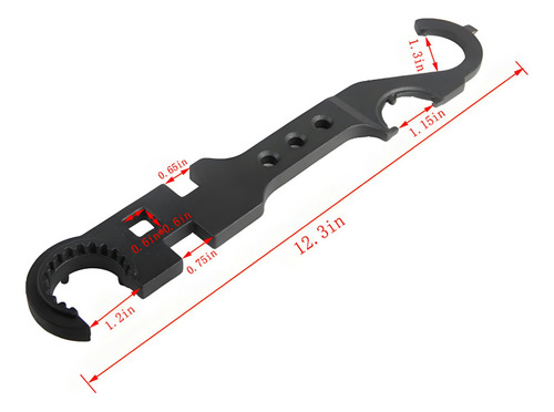 Herramienta Ar15 M4 M16 Tactico Rifle Airsoft Llave Desarme