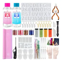 Comprar Kit De Inicio Para Llaveros En Resina Epóxica, Manualidades