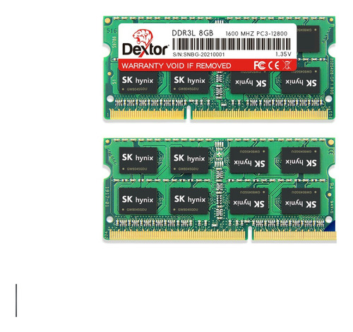 Memoria Sodimm Ddr3 Ddr3l 8gb 1600mhz Pc-12800 1.35v Laptop