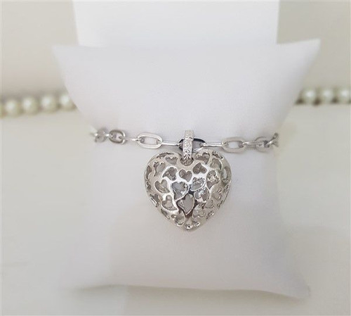 Pulseira Com Coração Vazado 4234