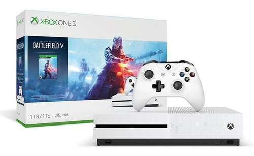 Consola Microsoft Xbox One S 1tb + Juego Battlefield V (Reacondicionado)