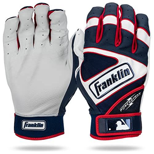 Franklin Sports Mlb Batting Gloves - Powerstrap Hi-lite Adul