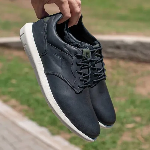 Zapatilla Cuero Hombre Freeway Urbano Elegante Sport