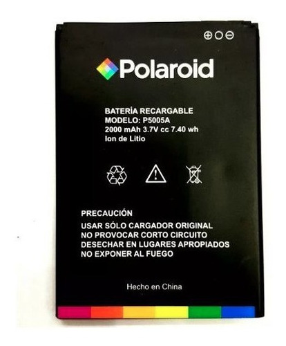 Pila Bateria Polaroid P5005a C5 Turbo 2000 Mah 3.7v