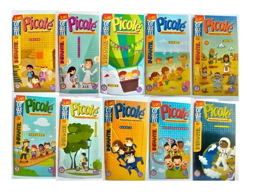 Coquetel Picolé Infantil Passatempos Educativos 10 Edições