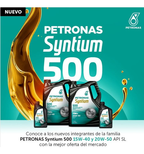 Garrafa Aceite Petronas Syntium 500 15w40 Api Sl 4.73l