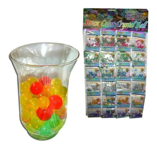 Bolitas Biogel Hidrogel Blister X24 Para Decorar Jarras