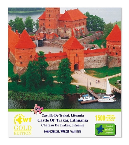 Rompecabezas 1500 Pz Castillo De Trakai, Lituania