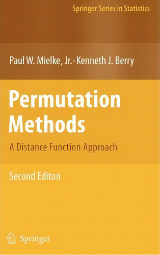 Permutation Methods, De Paul W. Mielke. Editorial Springer Verlag New York Inc, Tapa Dura En Inglés