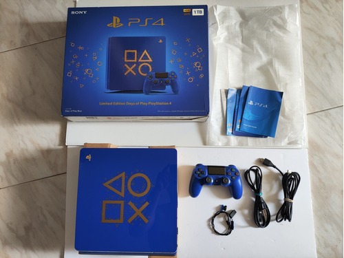 Sony Playstation Ps4 Slim 1tb Blue Edicion Days Of Play