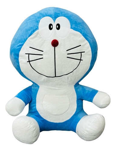 Peluche Grande 56 Cm Doraemon Fujiko Hiroshi Gato Celeste 